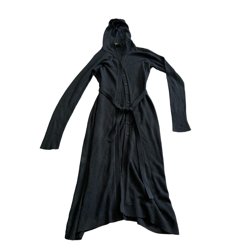 Women's Black Hooded Sweater